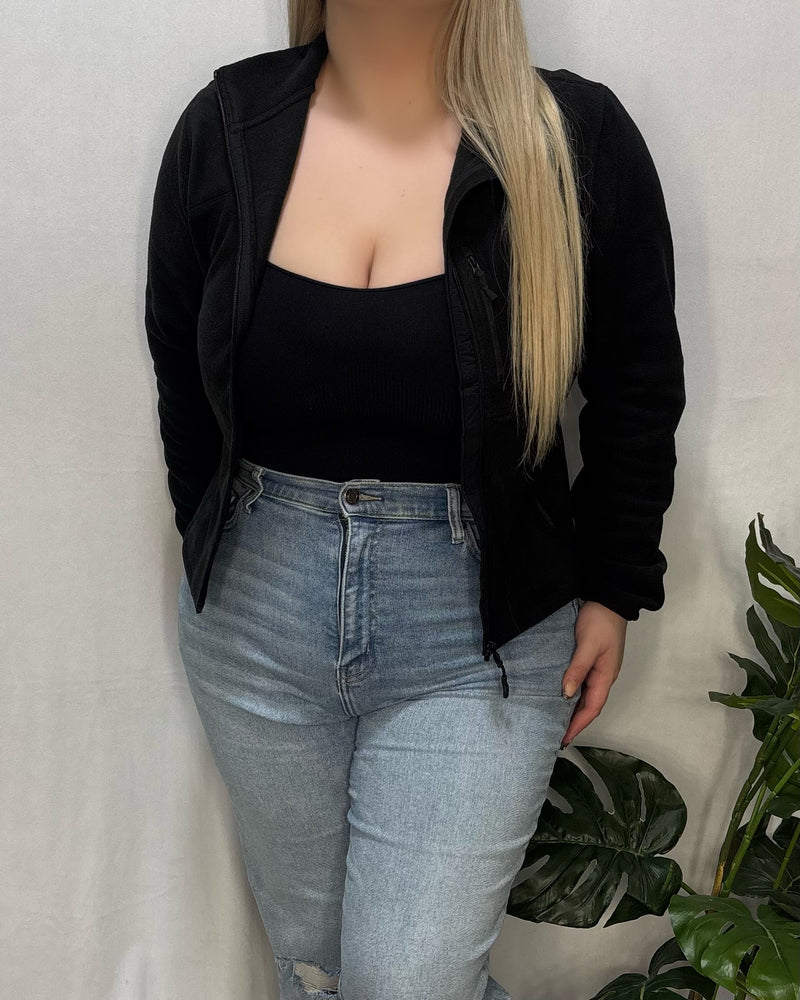 Alexia Fleece Jacket (Black)