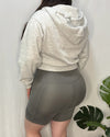 Mayra Biker Shorts (New Pewter)