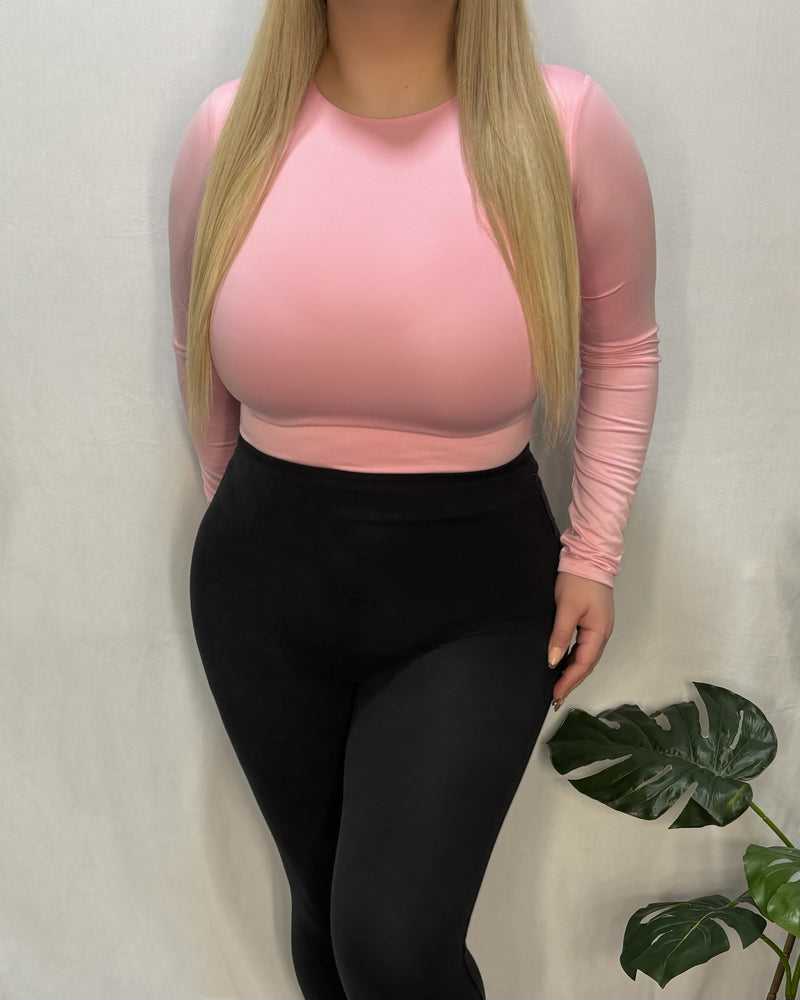 Alexa Bodysuit (Light Pink)