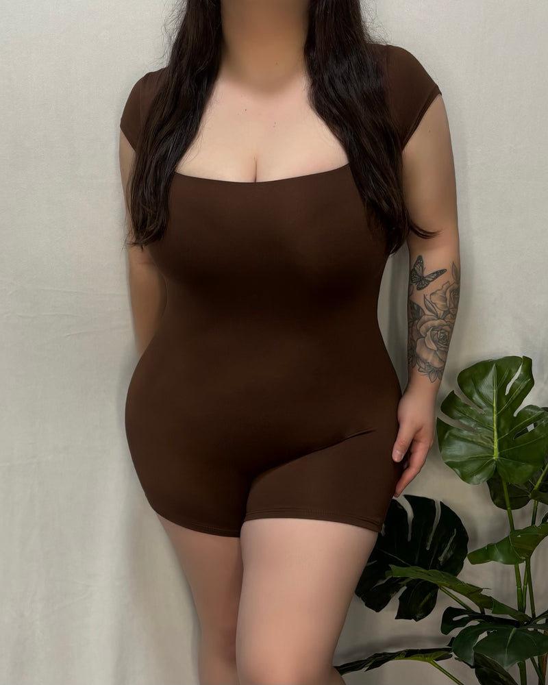 Cecilia Romper (Brown)