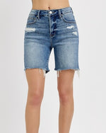 Raquel Bermuda Shorts (Medium Denim)