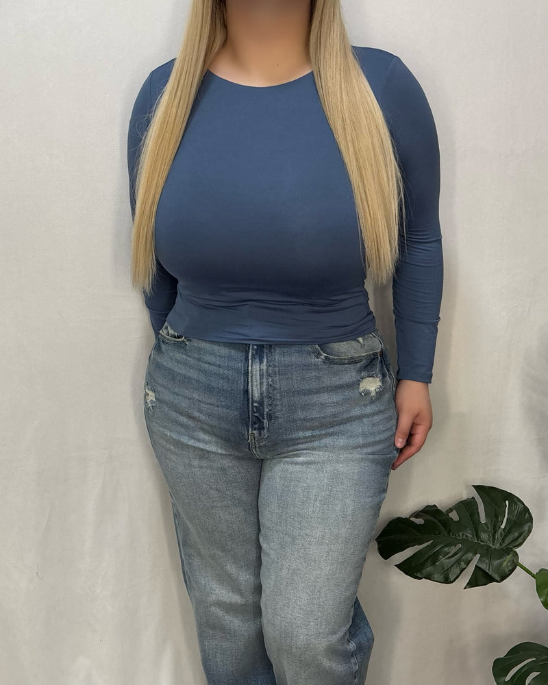 Mely Top (Denim Blue)