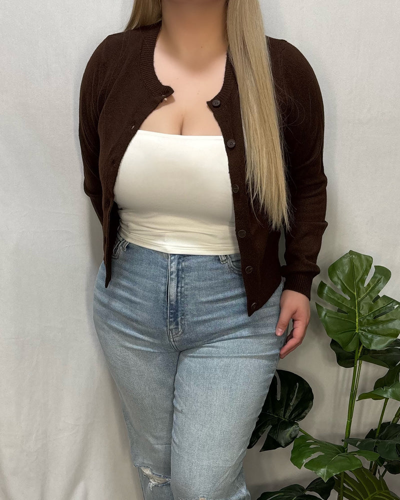 Ivanna Cardigan (Brown)