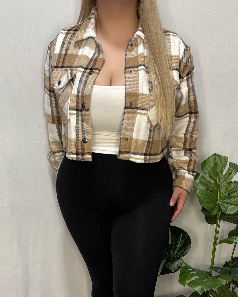 Katie Flannel (Camel)