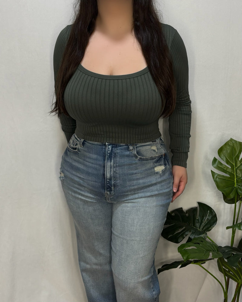 Natalie Top (Camping Green)