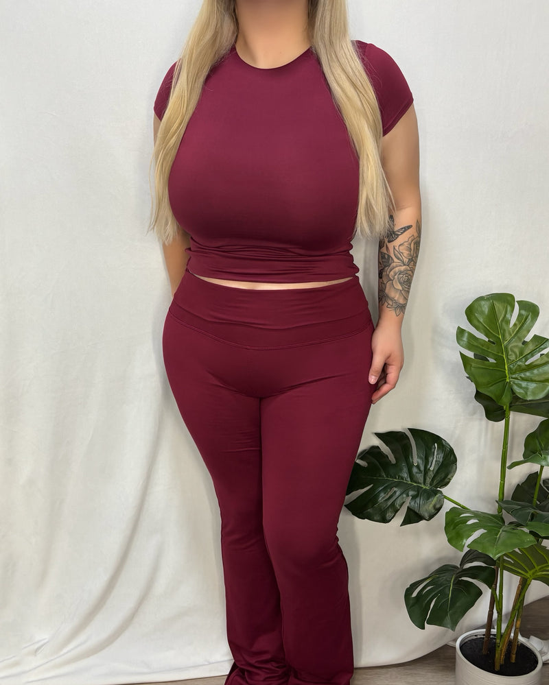 Tina Pants (Burgundy)