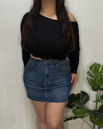 Giana Denim Skirt (Medium Denim)