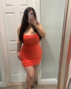 Karol Mini Dress (Orange)