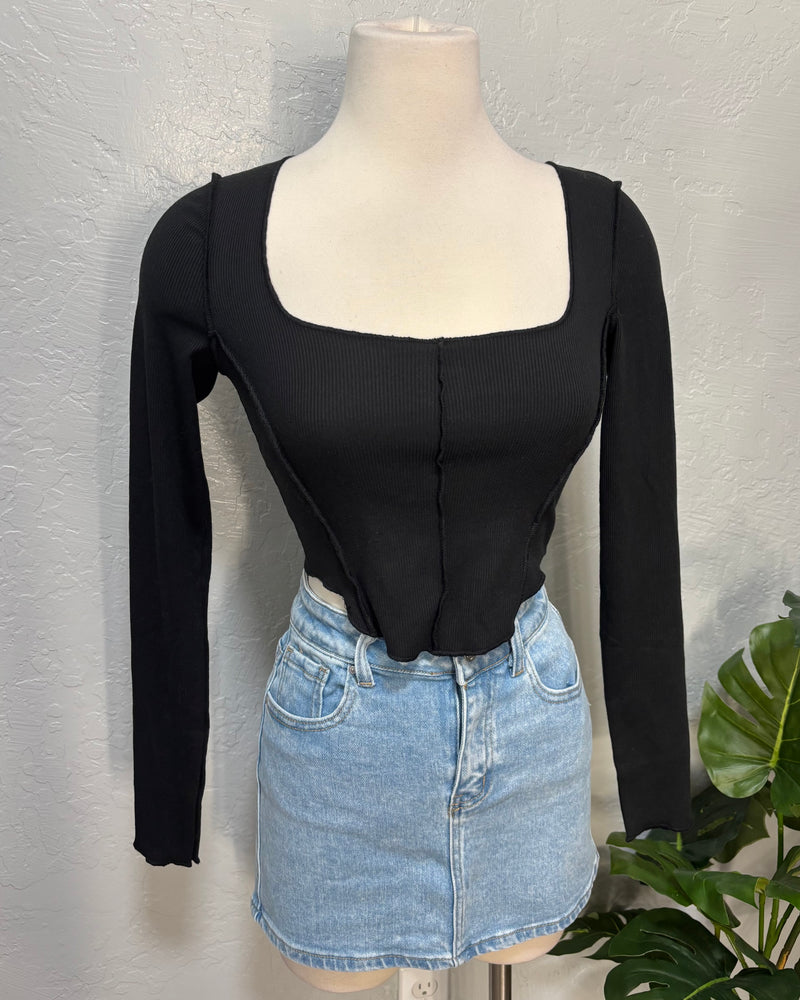 Jenny Denim Skirt (Light Wash)
