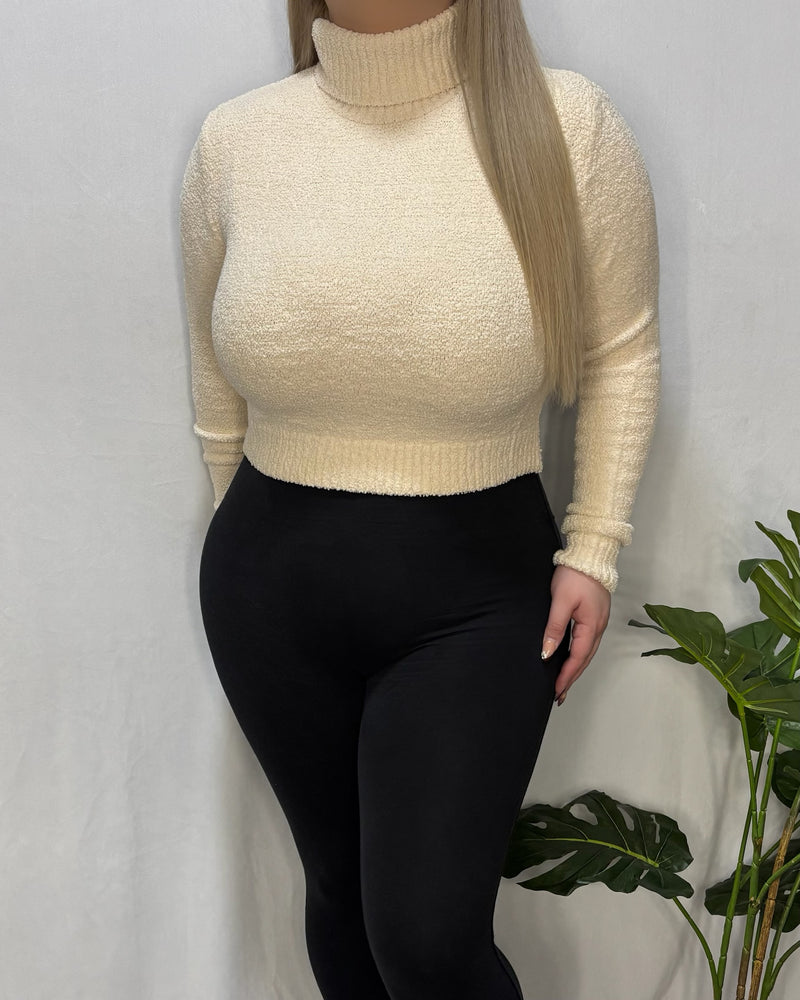 Nancy Turtleneck Sweater (Ivory)
