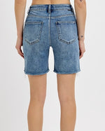 Raquel Bermuda Shorts (Medium Denim)