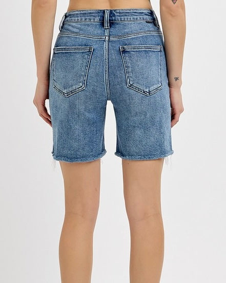 Raquel Bermuda Shorts (Medium Denim)