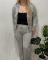 Kaylie Pant Set (Heather Grey)