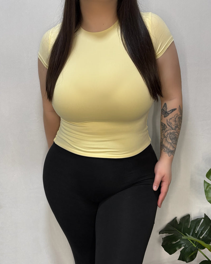Athena Top (Light Yellow)