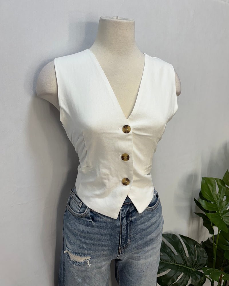 Aria Vest (White)