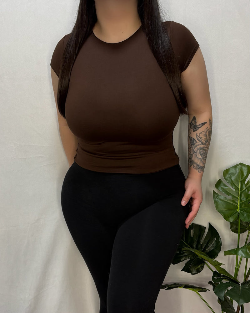 Athena Top (Brown)