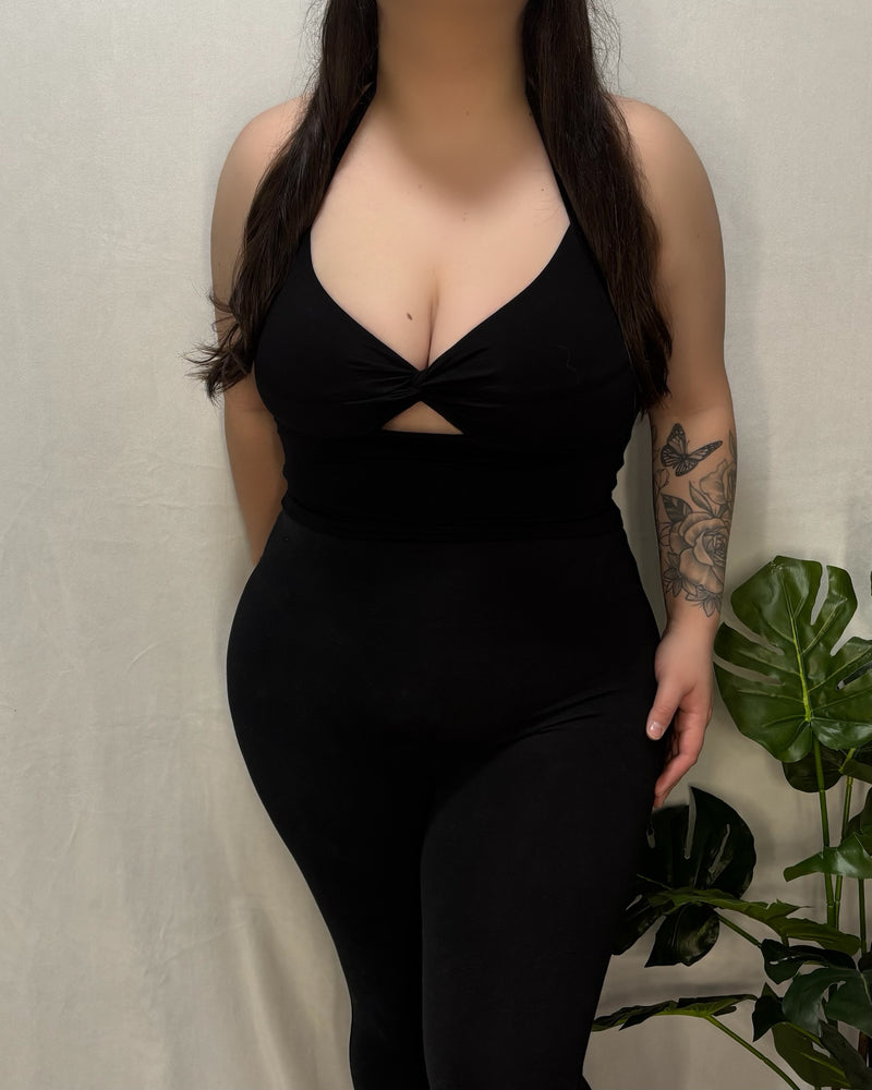 Isabella Halter Top (Black)