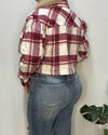 Katie Flannel (Burgundy)