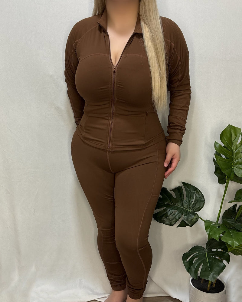 Leah Jacket (Brown)