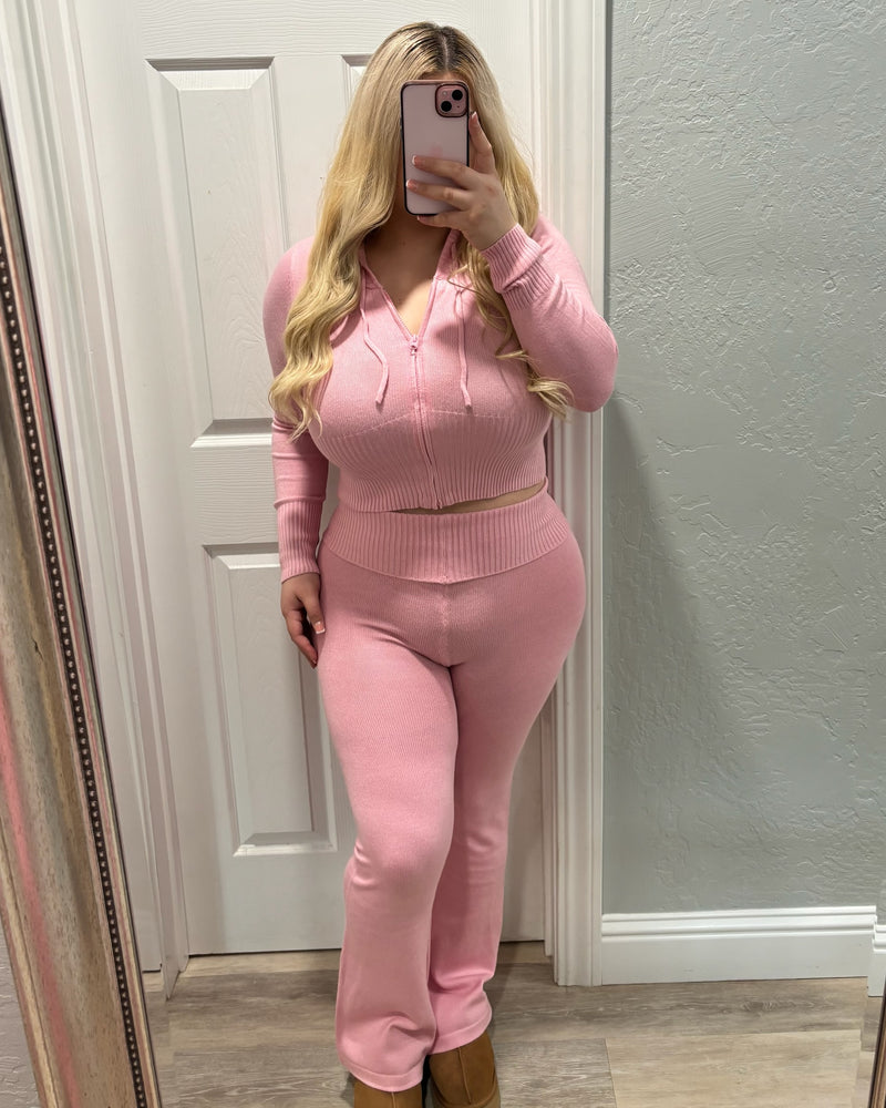 Ale Sweater Set (Pink)