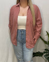 Alli Oversized Corduroy Shirt (Mauve)