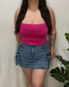 Clarissa Halter Top (Fuchsia)