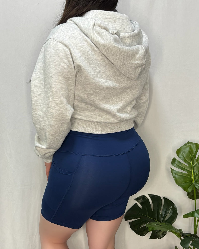Mayra Biker Shorts (Blue Depth)