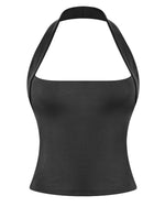 Clarissa Halter Top (Black)