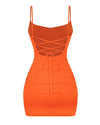 Karol Mini Dress (Orange)