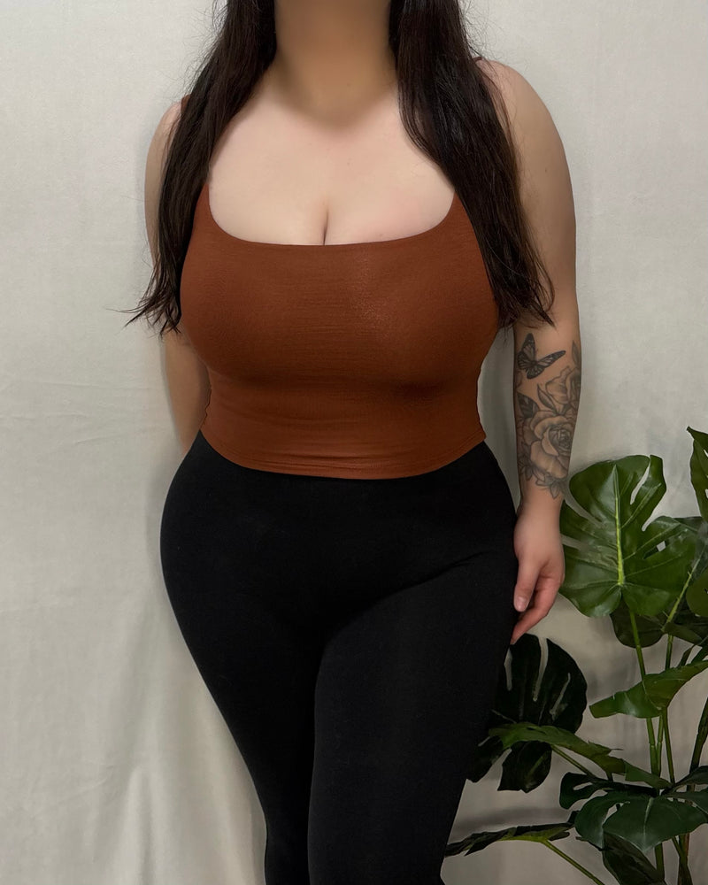 Laura Tank Top (Cognac)