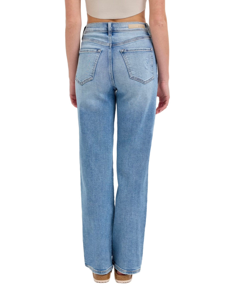 Brandon Super High Rise Dad Jeans (Medium Denim)