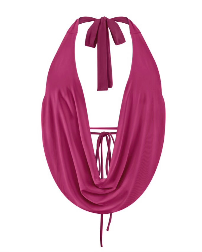 Mari Halter Top (Magenta)