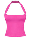 Clarissa Halter Top (Fuchsia)