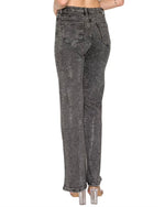 Daphne Rhinestone Jeans (Grey)