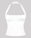 Clarissa Halter Top (Off White)