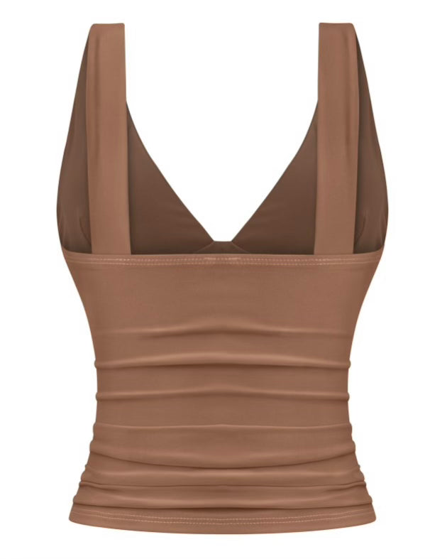 Leslie Tank Top (Mocha)