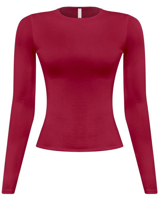 Alina Top (Burgundy)