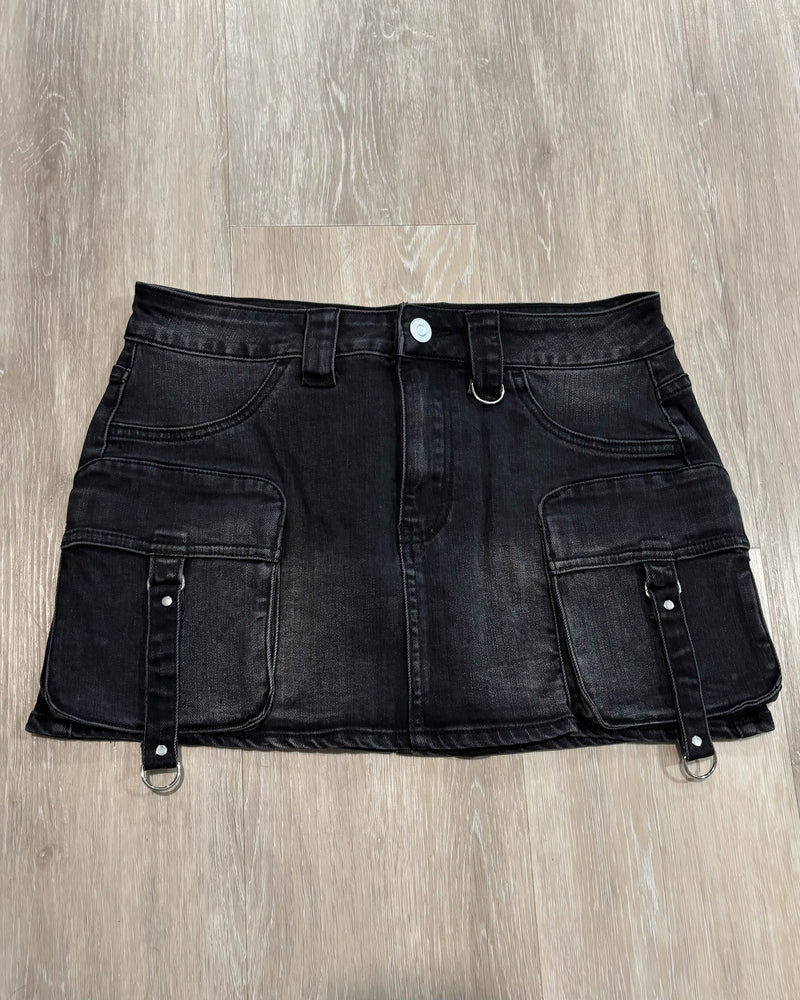 Kenia Cargo Skort (Black)