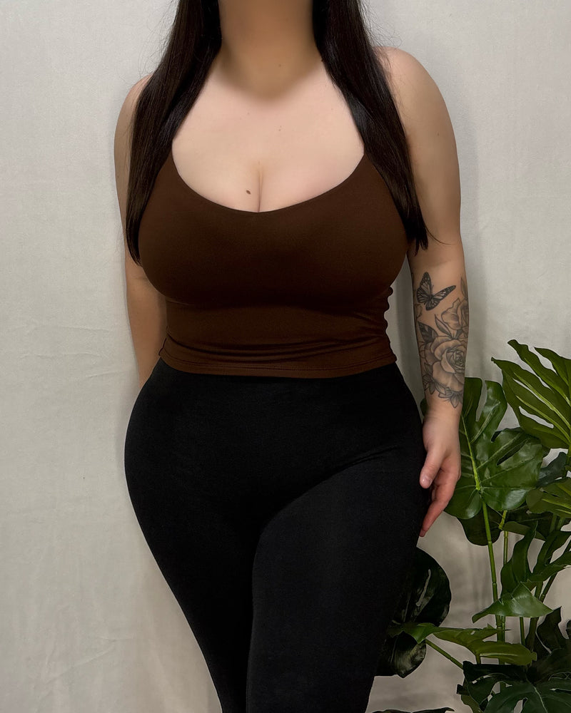 Brenda Cami Top (Brown)