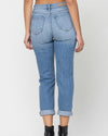 Kevin High Rise Mom Jeans (Light Wash)