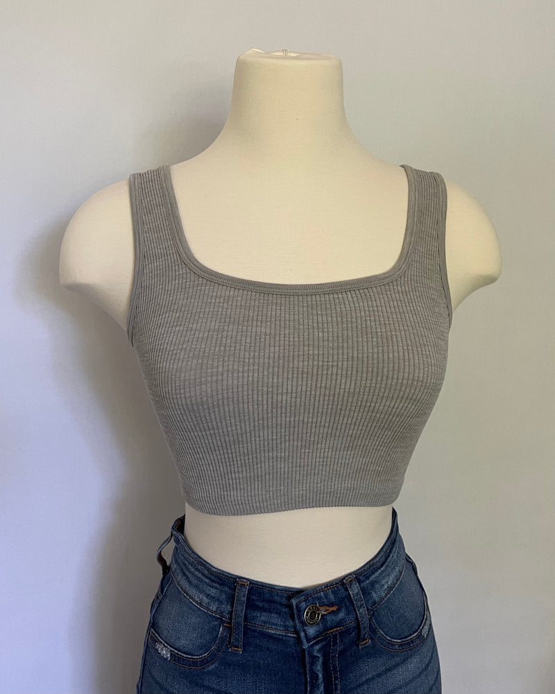 Lyla Tank Top (H. Grey)