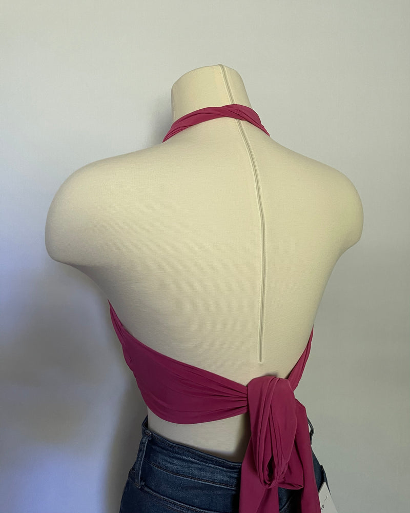 Audrey Top (Fuchsia)