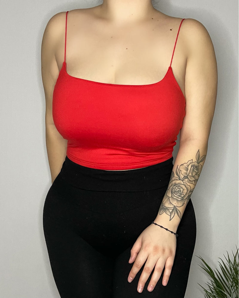 Keisha Cami Top (Red)